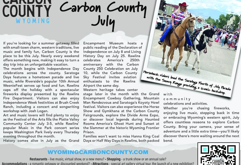 Carbon County Comet - Staff Photo - Create Article