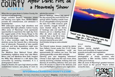 Carbon County Comet - Staff Photo - Create Article