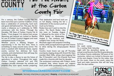 Carbon County Comet - Staff Photo - Create Article